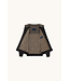 wollen hybride vest bruin