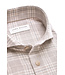 slim fit wollen overhemd grijs ruit