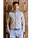 slim fit wollen overhemd grijs ruit