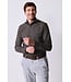 slim fit flanellen overhemd bruin