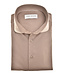 slim fit premium jersey overhemd beige