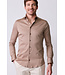 slim fit premium jersey overhemd beige