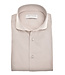 slim fit premium jersey overhemd zand
