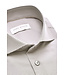 slim fit strijkvrij overhemd bruin ruit