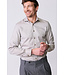 slim fit strijkvrij overhemd beige