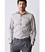 slim fit strijkvrij overhemd beige