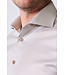 slim fit strijkvrij overhemd beige