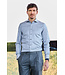 slim fit strijkvrij overhemd blauw