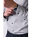 slim fit overhemd bordeaux print