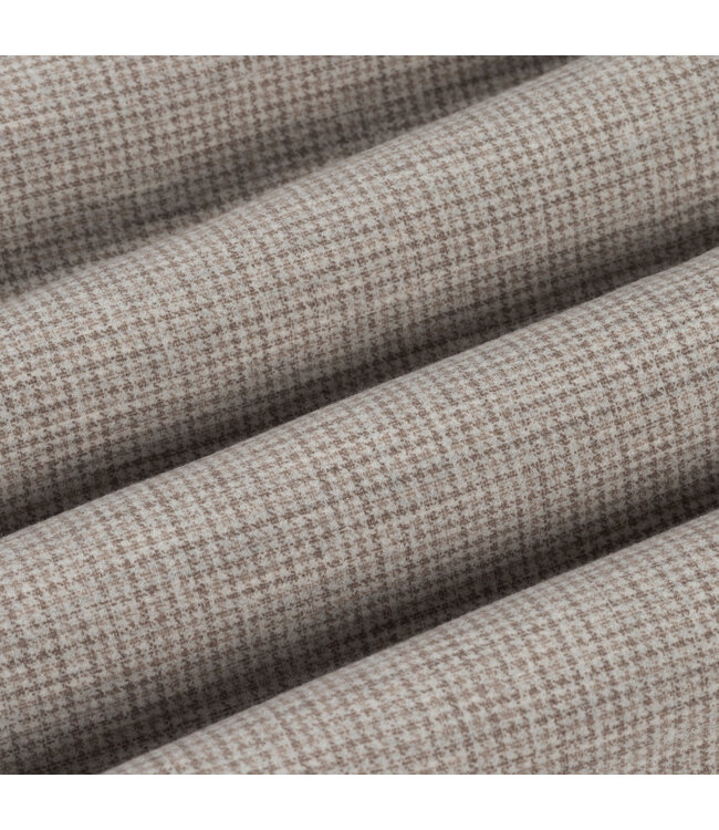 pleated chino beige print