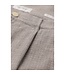 pleated chino beige print