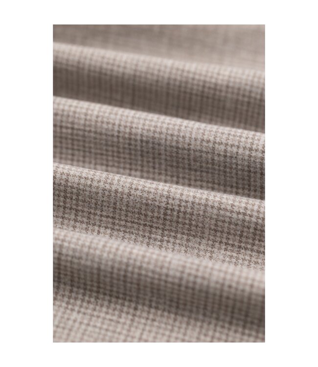 pleated chino beige print
