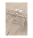 pleated chino beige