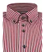 regular fit overhemd bordeaux streep
