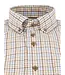 regular fit overhemd bruin ruit