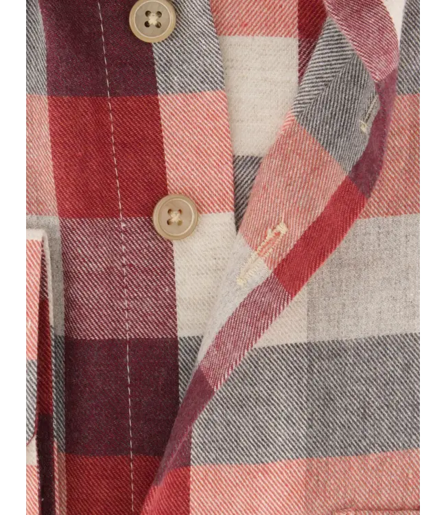 regular fit orverhemd rood ruit