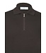 tennis half zip trui bruin
