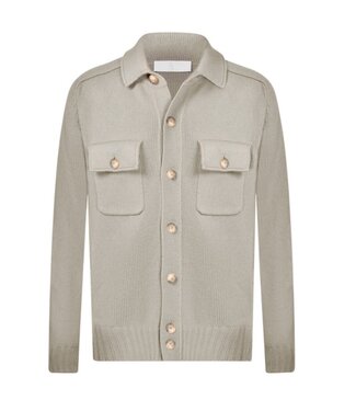 Cellini wollen knoopvest zand