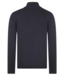 wollen half zip trui marine