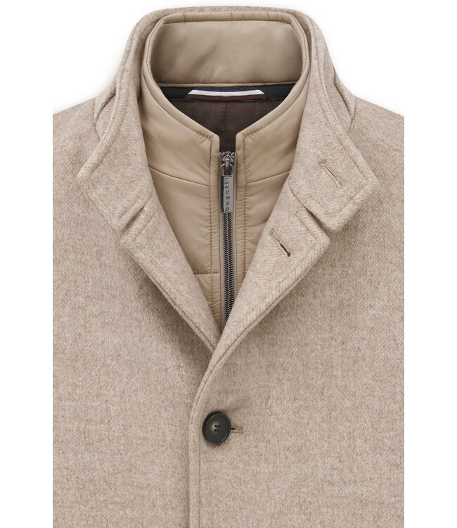 wollen coat beige