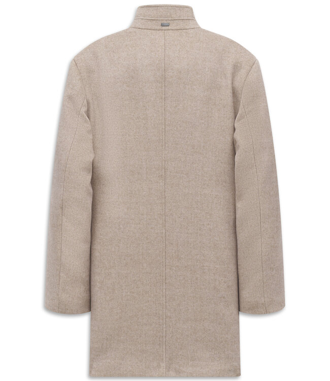 wollen coat beige