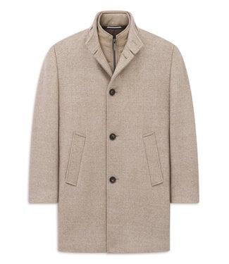 Bugatti wollen coat beige