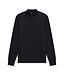 half zip trui katoen cashmere marine