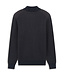 half zip trui katoen cashmere marine rib