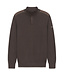 half zip trui bruin