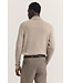 dun gebreid knoopvest taupe