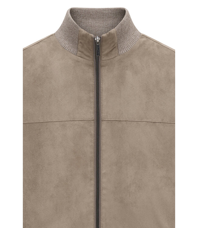 hybride vest taupe