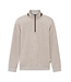 half zip trui beige