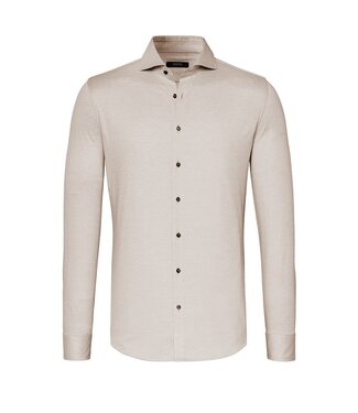 Desoto Luxury jersey overhemd beige