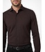 jersey overhemd bruin