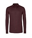 jersey overhemd bordeaux twill