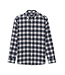 regular fit overhemd blauw ruit