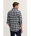 regular fit overhemd blauw ruit
