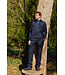 wol stretch overshirt donkerblauw