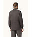 regular fit flanel overhemd bruin