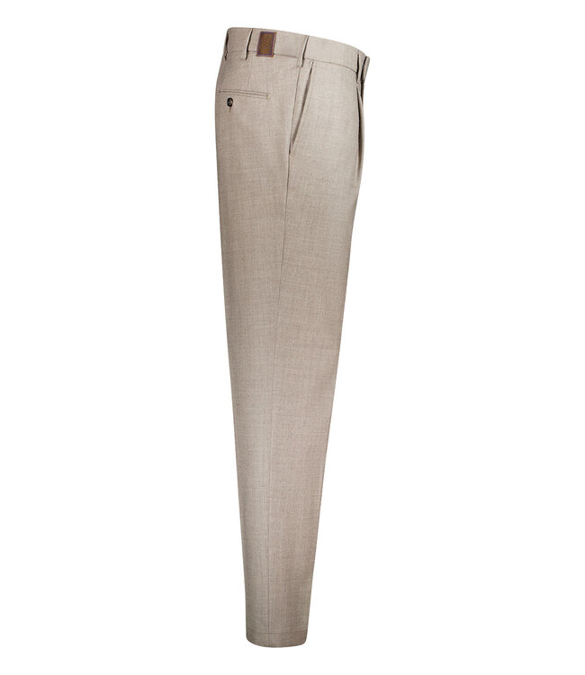 Tolino-7 wollen pantalon taupe