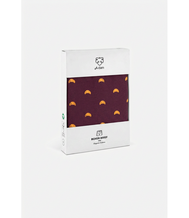 boxer Croissant Burgundy
