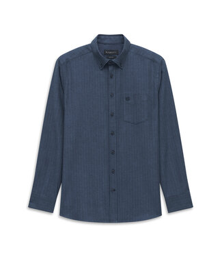 Bugatti regular fit overhemd marine