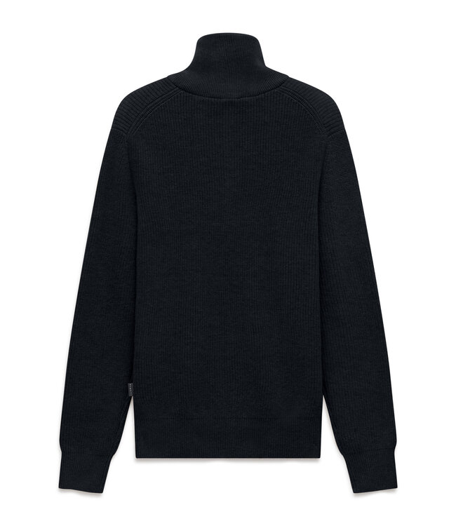 half zip schipperstrui marine