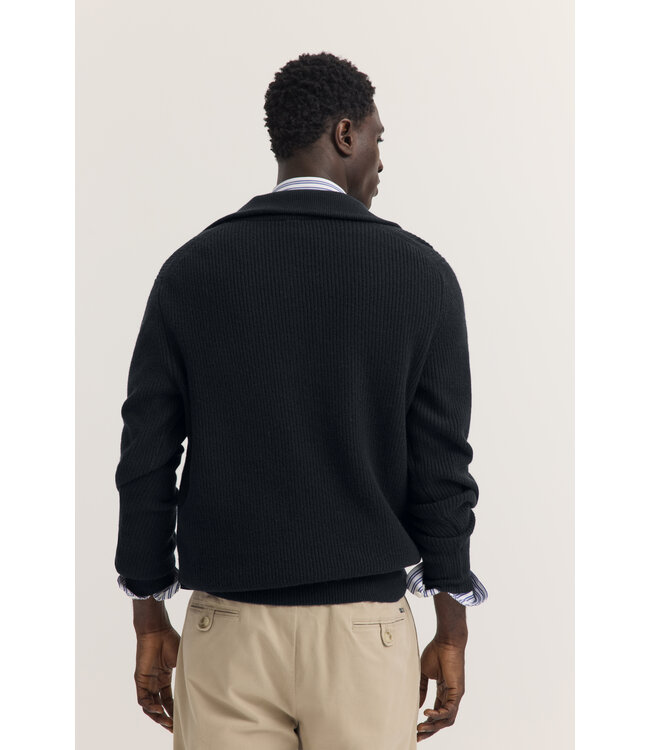 half zip schipperstrui marine