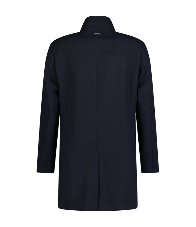 coat met uitritsbare windstopper marine