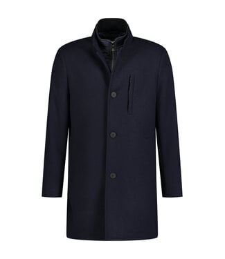 Roy Robson coat met uitritsbare windstopper marine