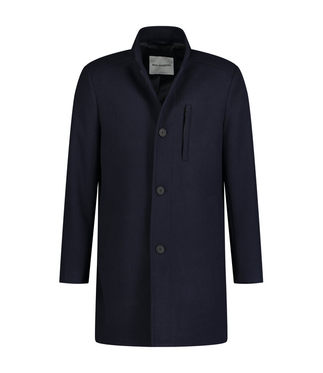 coat met uitritsbare windstopper marine