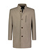 coat met uitritsbare windstopper taupe