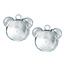 Rayher Acryl beer met oogje, l.blauw, 38 mm, doos à 4 st-