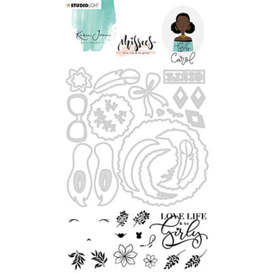 Studio Light Studio Light Karin Joan Stansmal & Stempel A6 Missees nr. 05